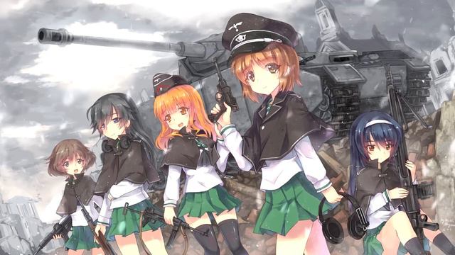 Girls Und Panzer OST: Atarashii Asa no Hajimari desu! смотреть онлайн