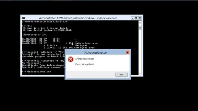 Import PFX from CA to Windows Server Core смотреть онлайн