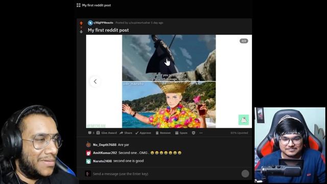 ME AND RISHABH REACT TO YOUR MEMES IN R/BIGPPREACTS!.. смотреть онлайн