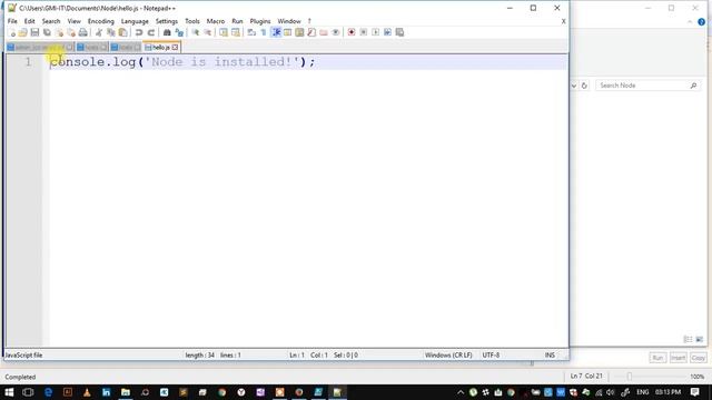 How to start with Node Js & How to install Node Js on windows смотреть онлайн