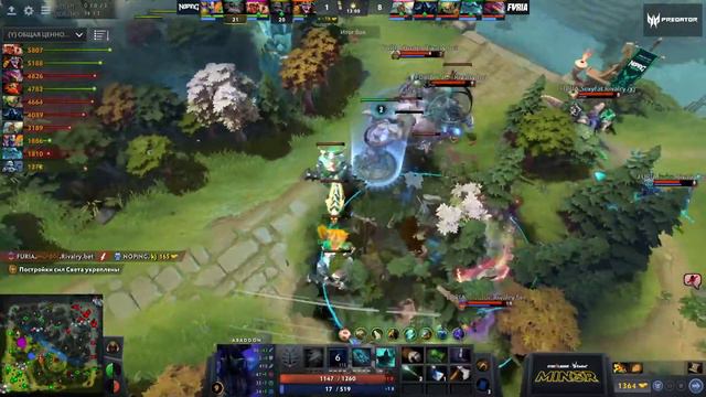 [RU] FURIA vs NoPing e-sports, Game 3, StarLadder ImbaTV Dota 2 Minor Season 3 SA Qualifier смотреть онлайн