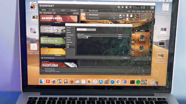 How To Connect Digital Piano To GarageBand Kontakt Mainstage Yamaha P125 P115 Roland Fp30x