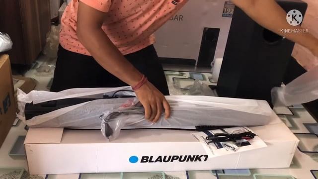 Blaupunkt BSW-4 Dolby Sound bar & Subwoofer 200W ??unbox & setup Reveiew смотреть онлайн