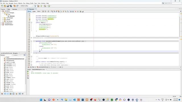 Calculator in Java swing смотреть онлайн