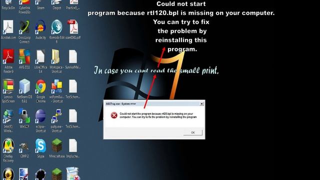 Error Message rtl120. bpl is missing from your computer смотреть онлайн