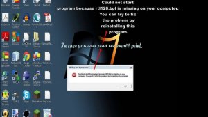 Error Message rtl120. bpl is missing from your computer