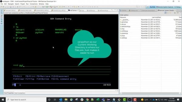 How To Create and Run Python Programs In #RDi Part II