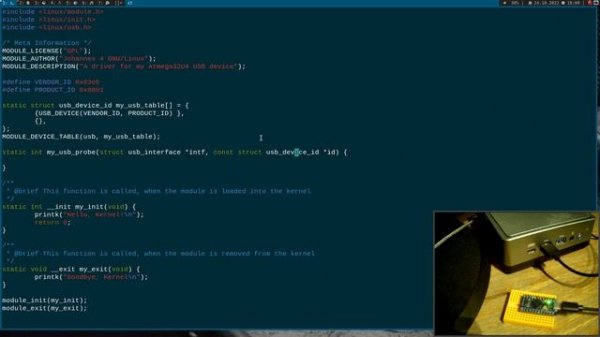 GNU/Linux & USB - Write a Hello World Linux USB driver (Linux Kernel Module)