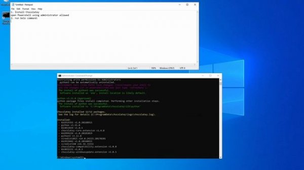 How to install python(locust) with chocolatey on windows(windows - chocolatey - python - locust)