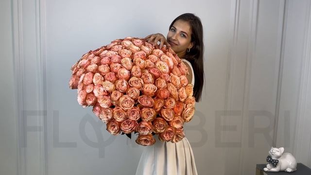 101 роза на сайте FlowBeri Букет №2 смотреть онлайн
