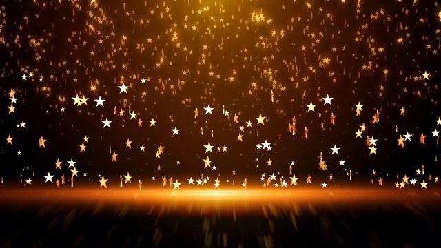 Golden Particles Shiny Loop Seamless 60fps 4k | Falling Stars Streak Animated Background Video Loop смотреть онлайн