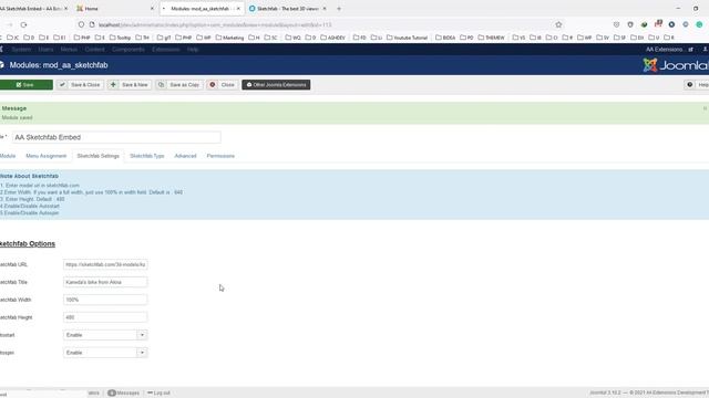 Joomla Module : AA Sketchfab Embed смотреть онлайн