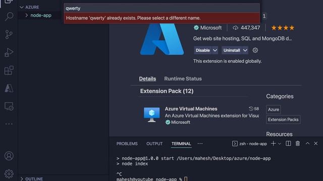Deploy nodejs app to azure with App service смотреть онлайн