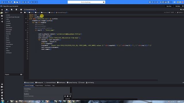 How connect to an Oracle database from Python | CSV data from Oracle database using Python смотреть онлайн