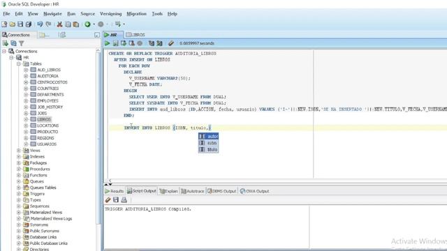 Cómo crear Triggers en Oracle смотреть онлайн