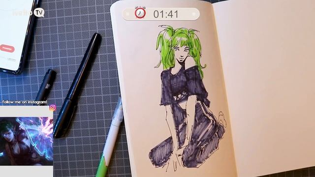 10 minute vs 1 minute vs 10 second ? Speed Drawing Challenge смотреть онлайн