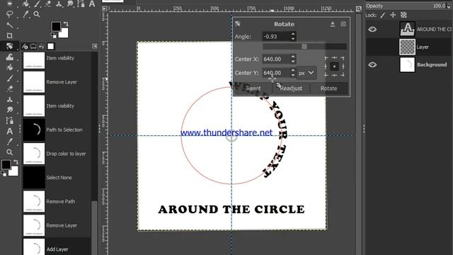 GIMP wrap your text around the circle free tortorial смотреть онлайн