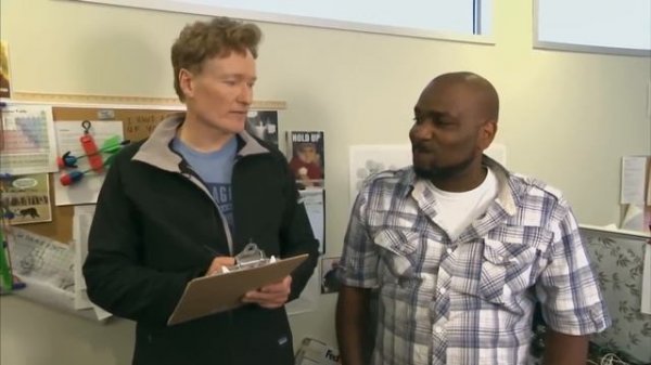 Конан О'брайен выгоняет ненужных сотрудников. Шоу Конана на русском. Conan show RUS.