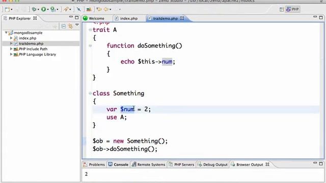 Using Class Variables from Trait the Class Uses смотреть онлайн
