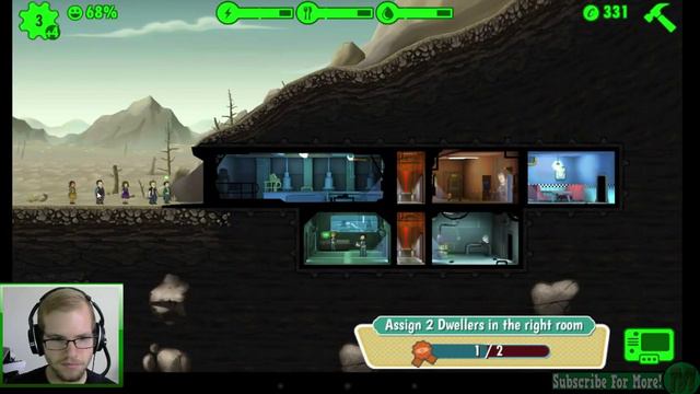 Fallout Shelter Android Gameplay Part 1 - LOTS OF DWELLERS! смотреть онлайн