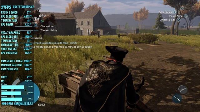 ASSASSIN'S CREED III REMASTERED / RYZEN 5 5600G / VEGA 7 GRAPHICS / TESTING IN 1080P ULTRA ! смотреть онлайн