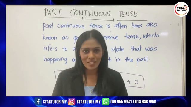 ENGLISH: PAST CONTINUOUS TENSE (CIKGU KIRUBA) смотреть онлайн