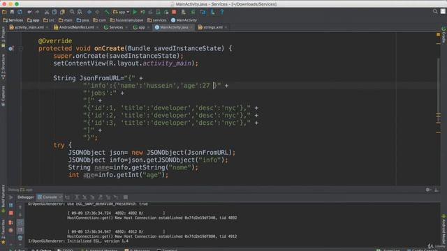 How to Read Json | Part 72 | The Complete Android App Development смотреть онлайн