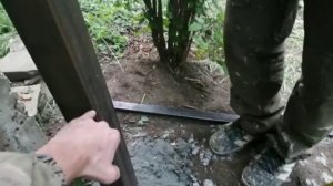 Забор из профнастила пошаговая инструкция.