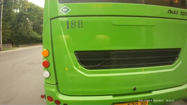 Городской маршрут автобуса номер 4. Обратное направление. Учхоз- ул. Рокоссовского.