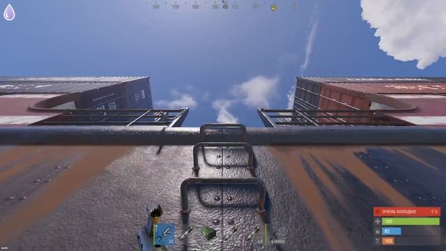 Мой САМЫЙ СКРЫТНЫЙ ДОМ В ЗИМНЕЙ СКАЛЕ в Раст/Rust смотреть онлайн