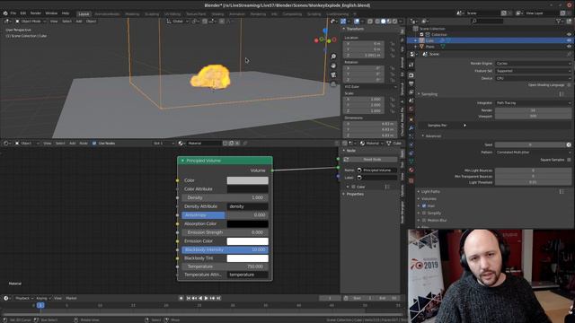 ENG - Blender 2.83 / 2.82 - Manta...BOOM! - Part 1 - Let's fire up! смотреть онлайн