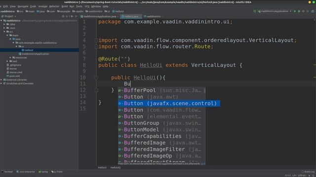 18. Vaadin intro смотреть онлайн