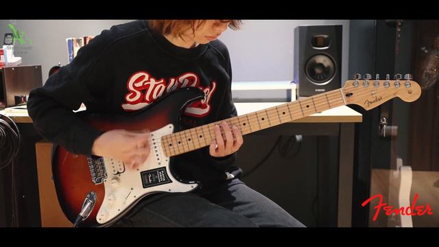 【音拓樂器】Fender Player Stratocaster HSS MN 電吉他音色試聽 смотреть онлайн