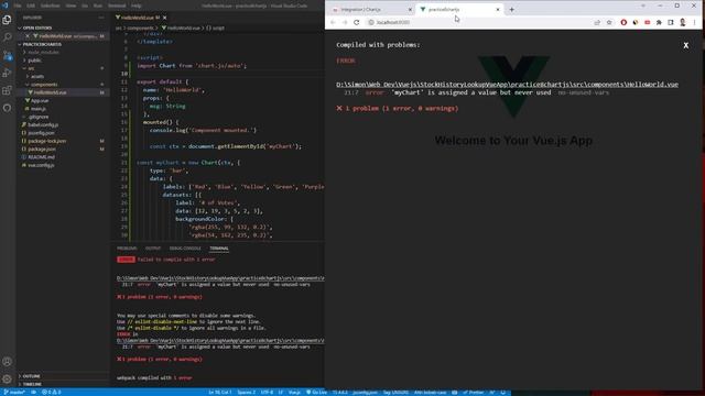 How to install and use Chart.js in Vue.js 3 смотреть онлайн