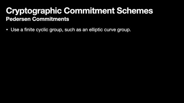 Cryptographic commitment schemes смотреть онлайн