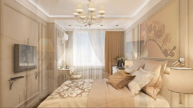 Тенденции дизайна спальни. Спальня в кремовых оттенках. ТОП идей для теплого и уютного интерьера смотреть онлайн