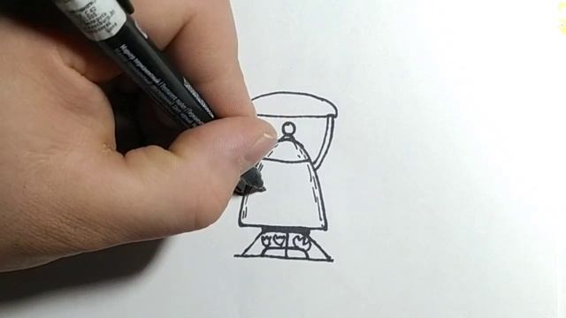 Как нарисовать кипящий чайник смотреть онлайн