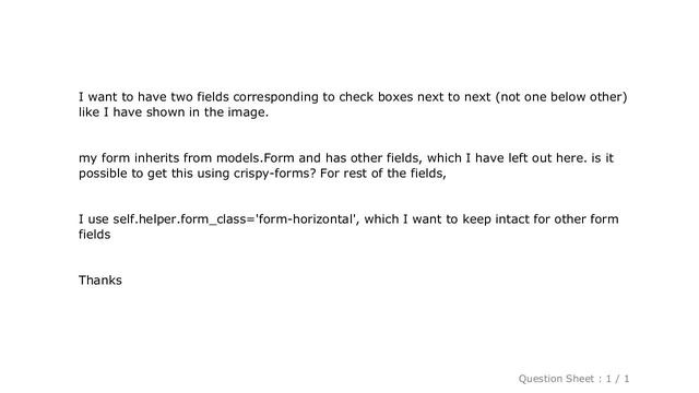 Django : get two fields inline in django-crispy forms but not others horizontal? смотреть онлайн