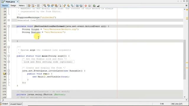 Extraer ZIP usando zip4j | Netbeans смотреть онлайн