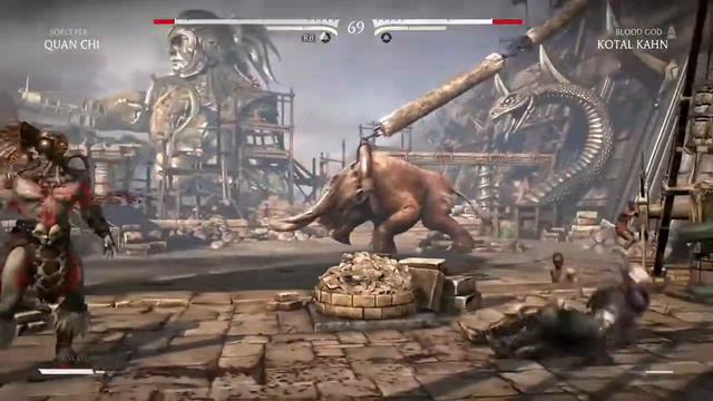 MKX:Quan Chi vs Kotal Kahn смотреть онлайн