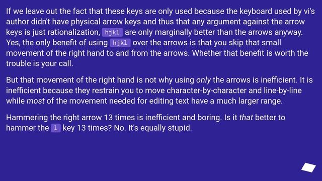Why arrow keys are not recommended in Vim смотреть онлайн
