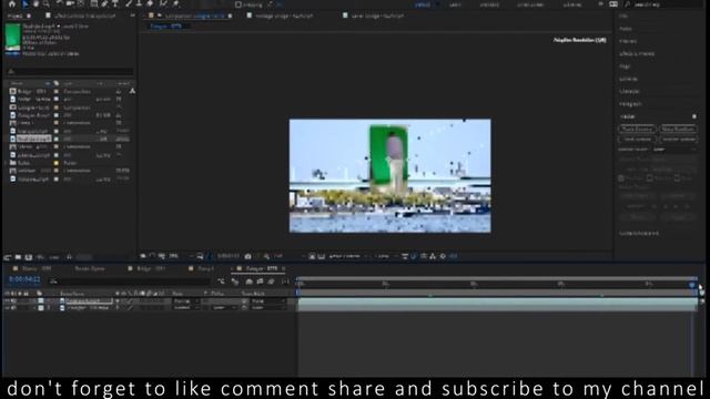 How to green screen in After effects tutorial | adobe after effects green screen tutorial смотреть онлайн