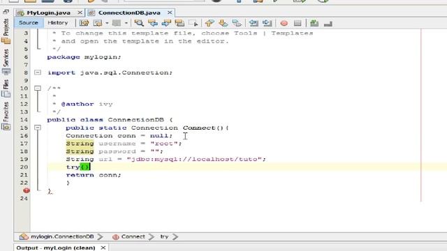 TIP#01 : How to connect to an mysql database via java netbeans (English Dialect) смотреть онлайн