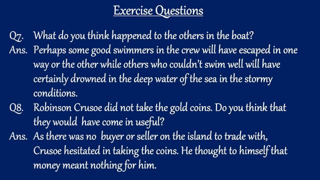 Robinson Crusoe | Questions Answers | New Oxford Modern English 5 смотреть онлайн