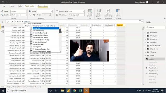 Related Function in POWER -BI смотреть онлайн