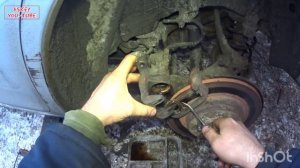 Mazda- 6 ремонт заднего суппорта