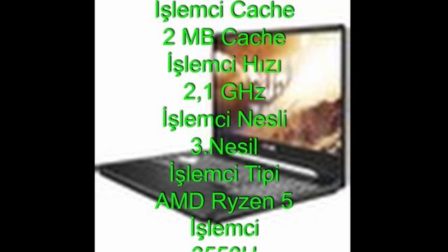 Asus FX505DT-BQ190T AMD Ryzen 5 3550H 8GB 1TB + 256GB SSD GTX1650 Windows 10 Home 15.6" FHD смотреть онлайн