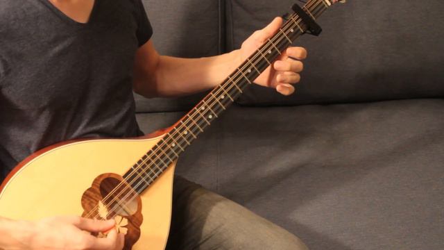 Irish Bouzouki tutorial - Morrison's jig смотреть онлайн
