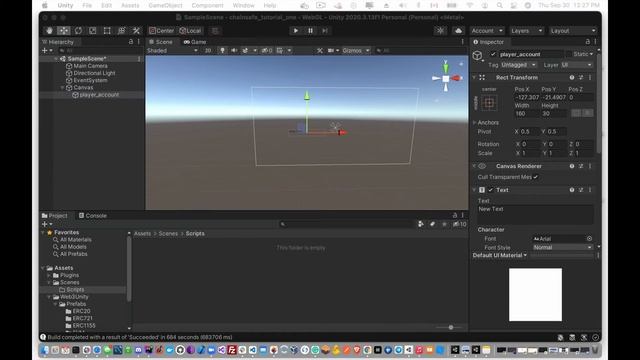 ChainSafe Unity SDK Tutorial 0 == WebGL configuration and Account Management. смотреть онлайн