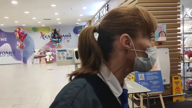 Красивая победа над масочным режимом в ТЦ Москвы!!! смотреть онлайн